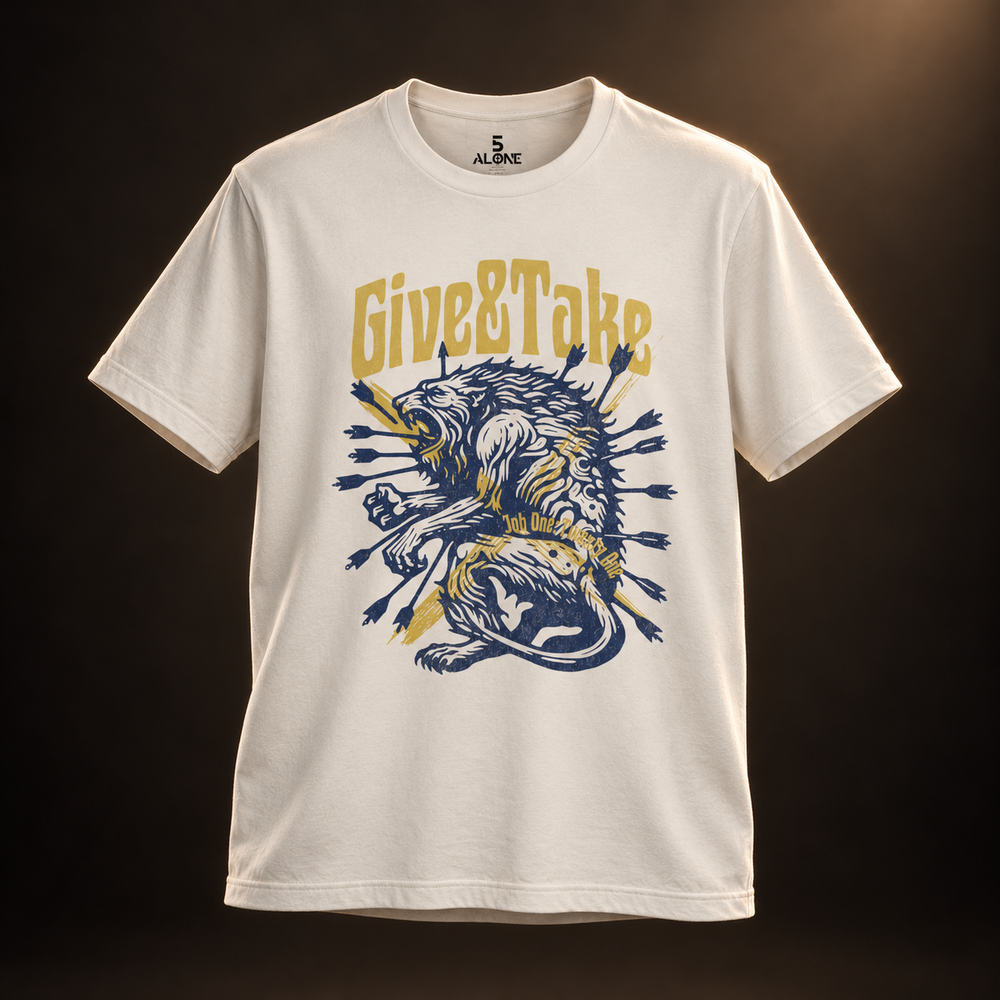 Give & Take tee, Job 1:21