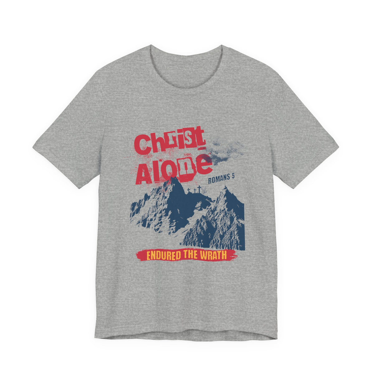 Christ Alone Mountain — Acts 4:12 Tee