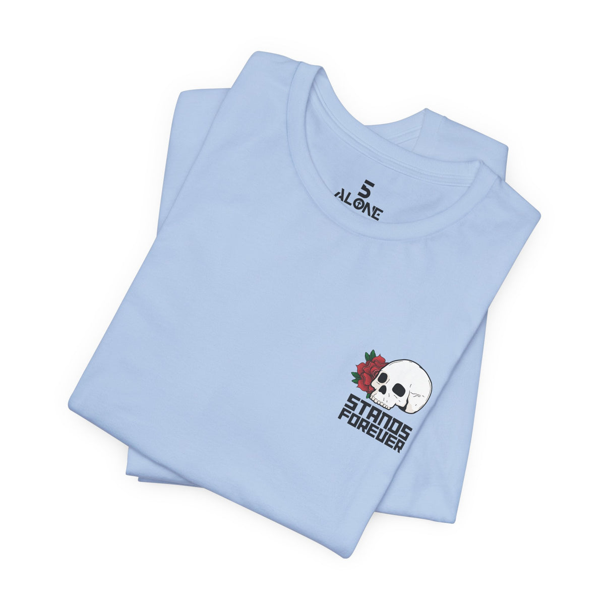 Rose Skull — Isaiah 40:8 Tee
