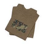 Camo Jesus is King — Revelation 19:16 Tee