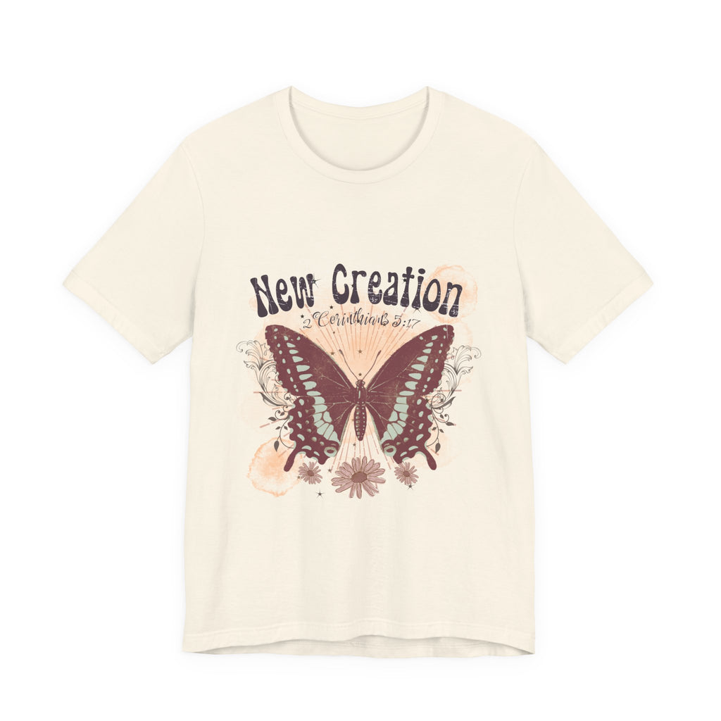 Butterfly — 2 Corinthians 5:17 Tee