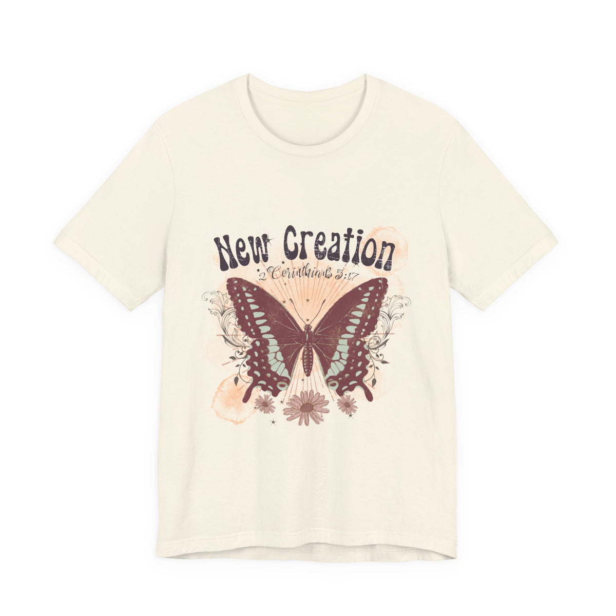Butterfly — 2 Corinthians 5:17 Tee