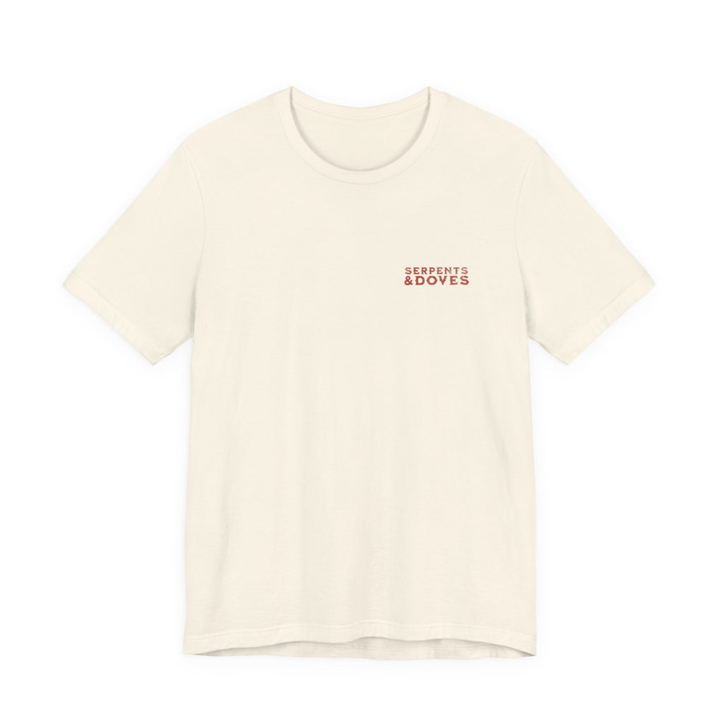 Serpents and Doves Ash — Matthew 10:16 Tee