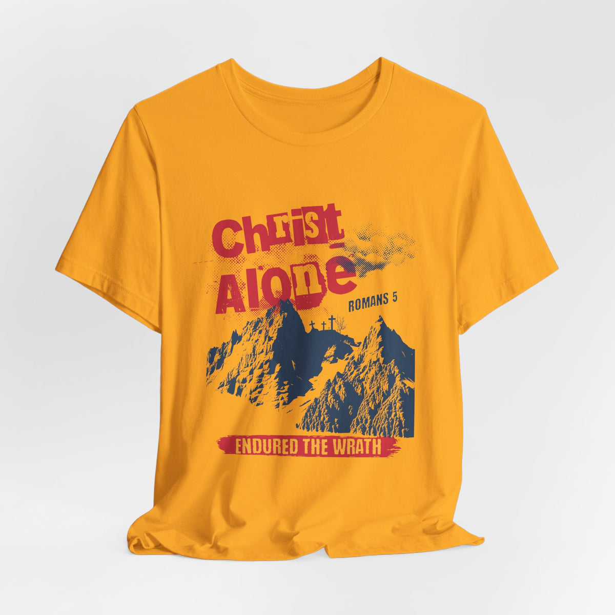 Christ Alone Mountain — Acts 4:12 Tee