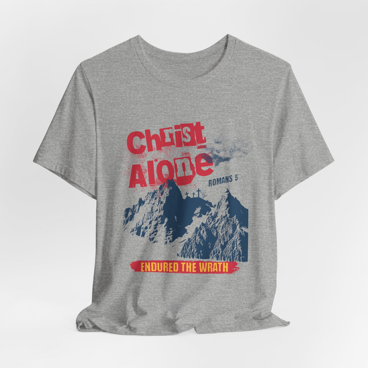 Christ Alone Mountain — Acts 4:12 Tee