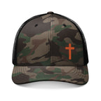 Camouflage Cross — Galatians 6:14 Cap