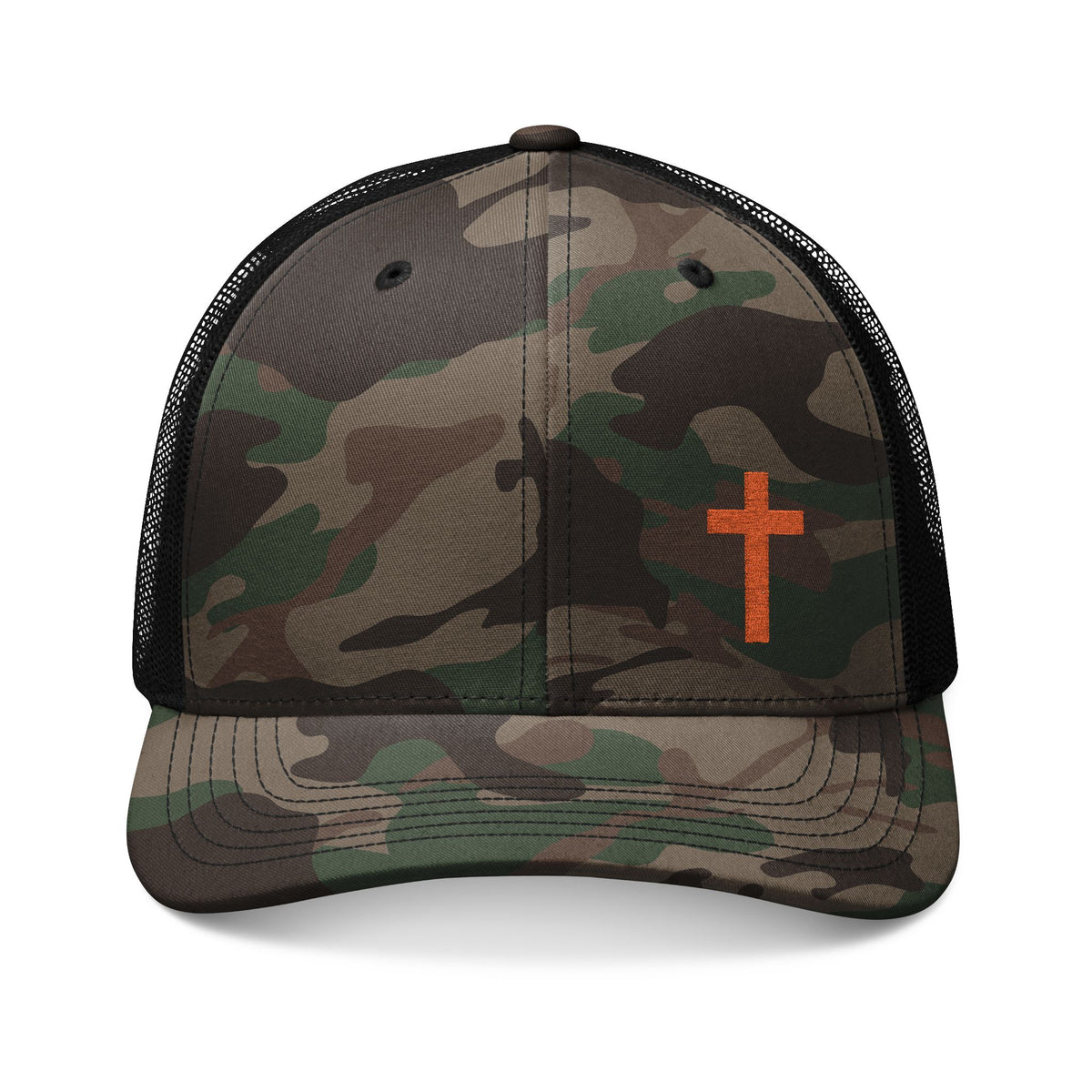 Camouflage Cross — Galatians 6:14 Cap