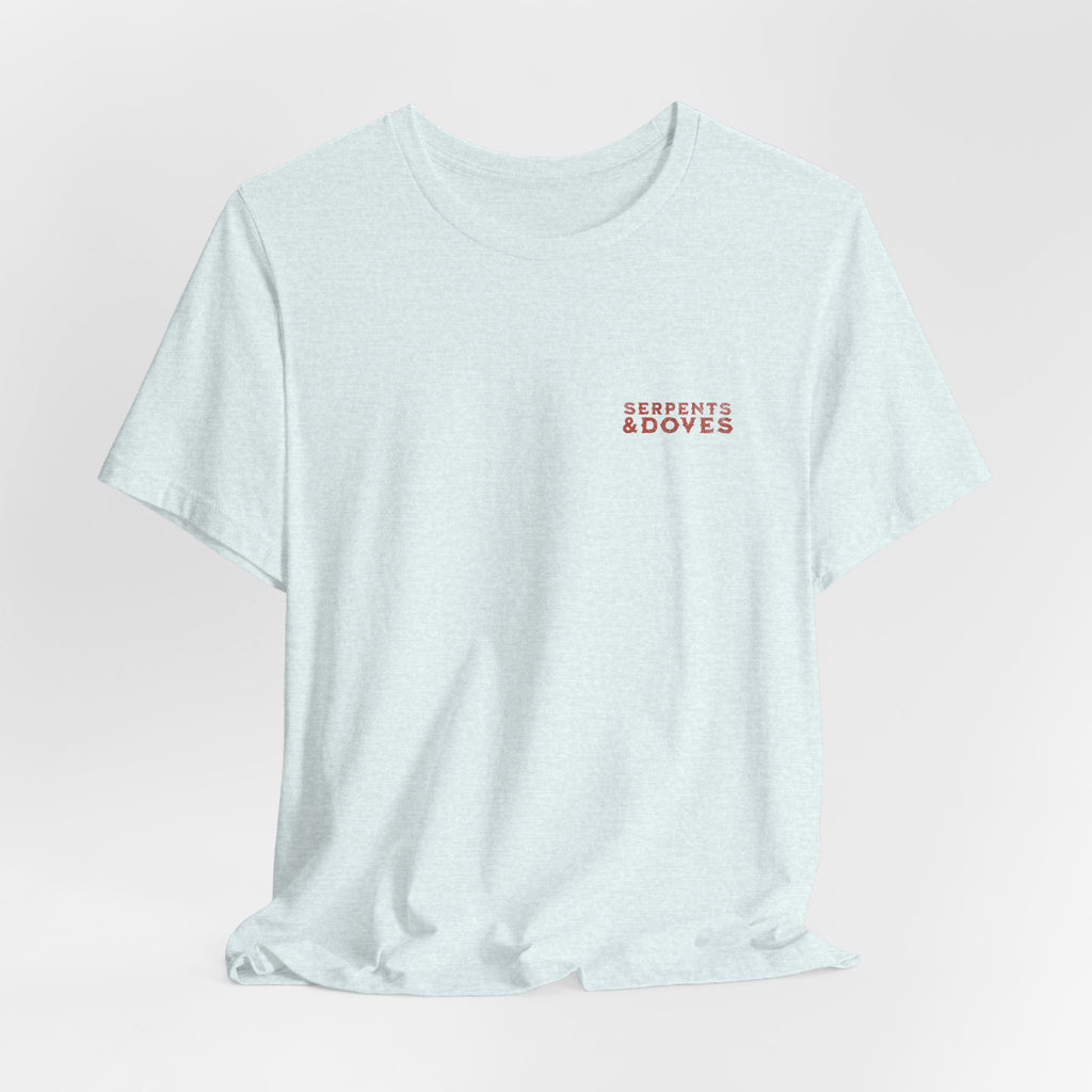 Serpents and Doves Ash — Matthew 10:16 Tee