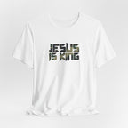 Camo Jesus is King — Revelation 19:16 Tee
