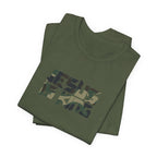 Camo Jesus is King — Revelation 19:16 Tee