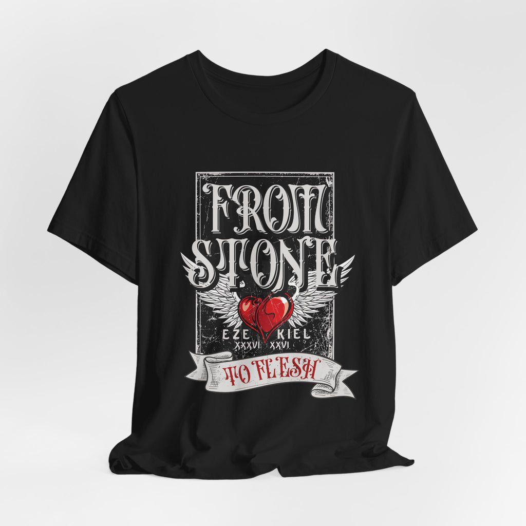 Heart of Flesh — Ezekiel 36:26 Tee