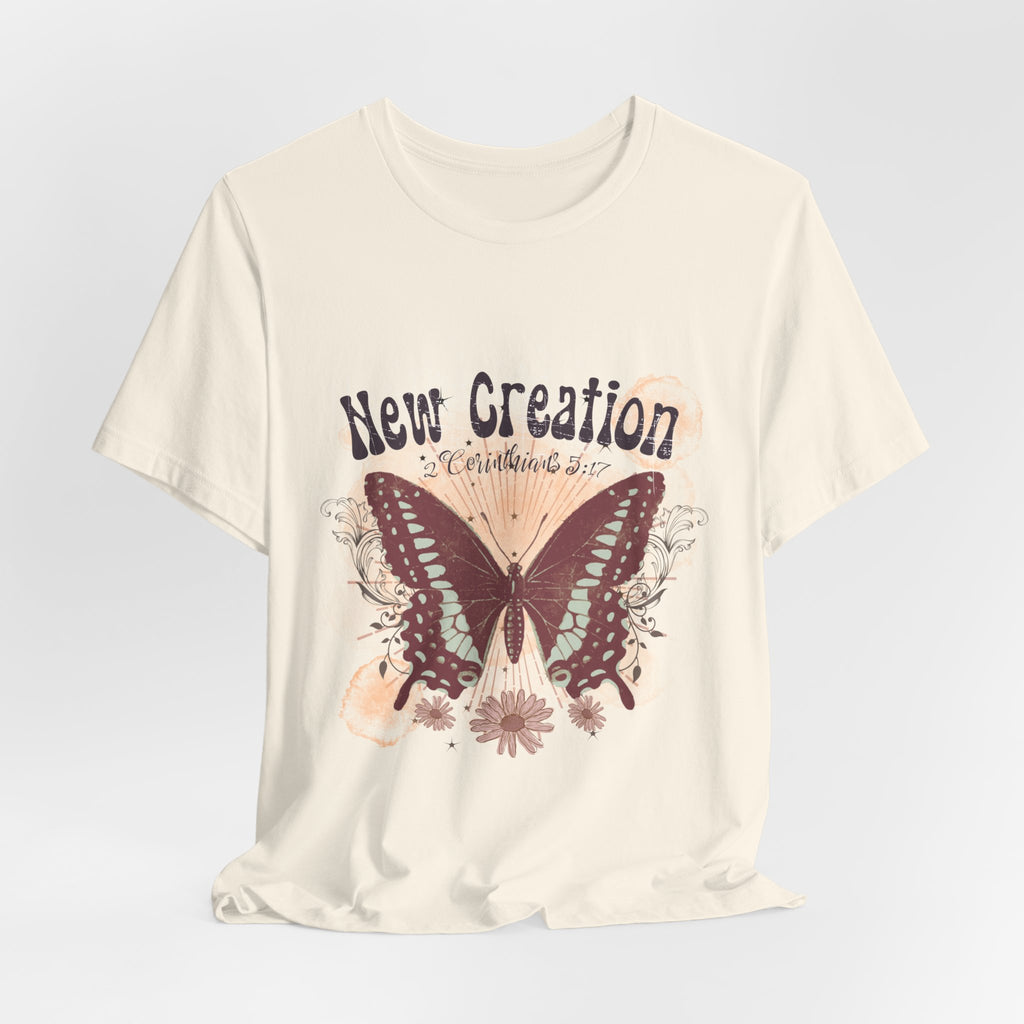 Butterfly — 2 Corinthians 5:17 Tee
