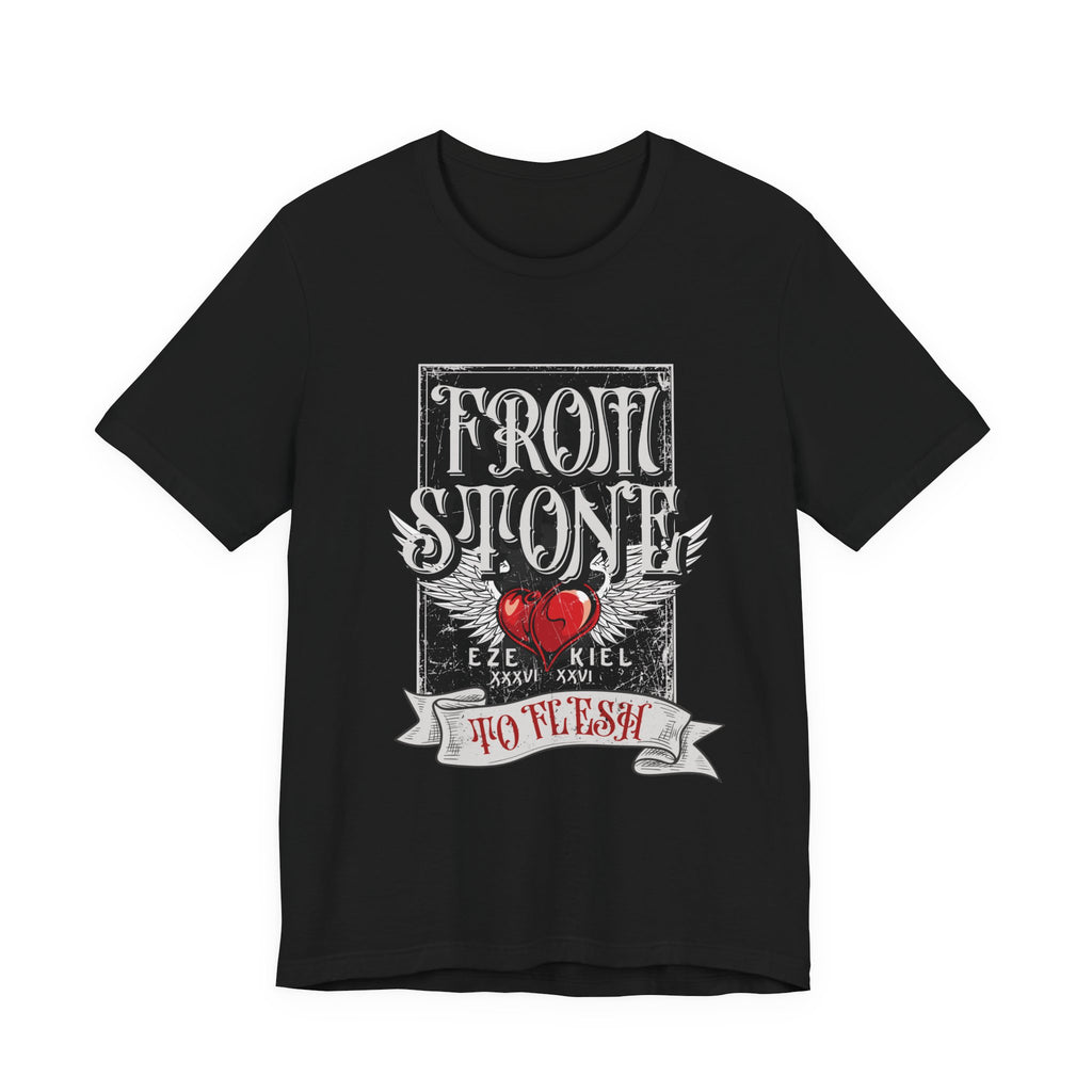 Heart of Flesh — Ezekiel 36:26 Tee