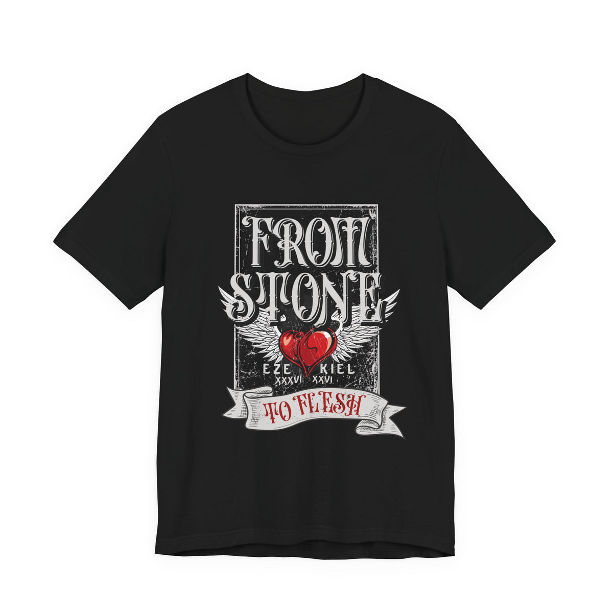 Heart of Flesh — Ezekiel 36:26 Tee