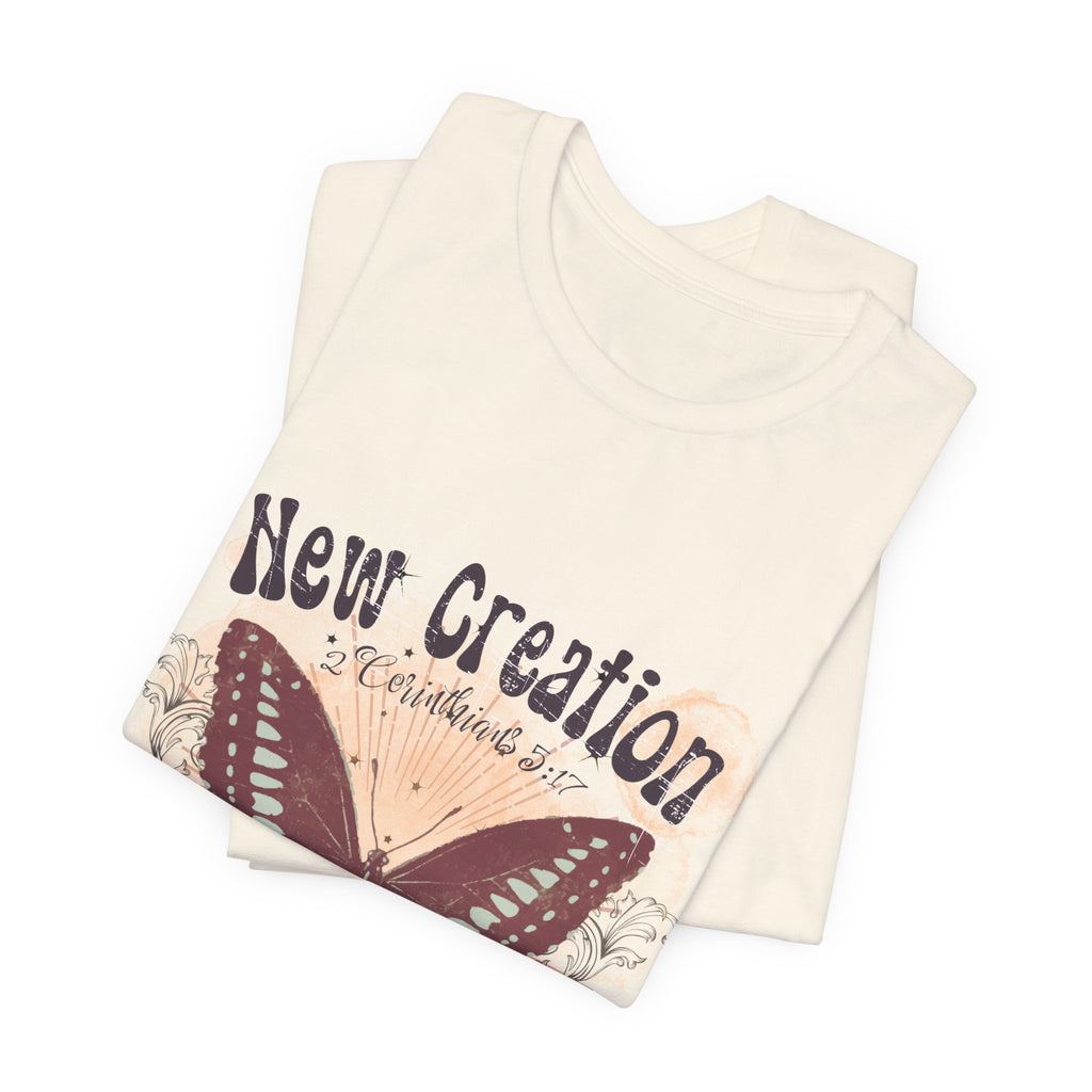 Butterfly — 2 Corinthians 5:17 Tee