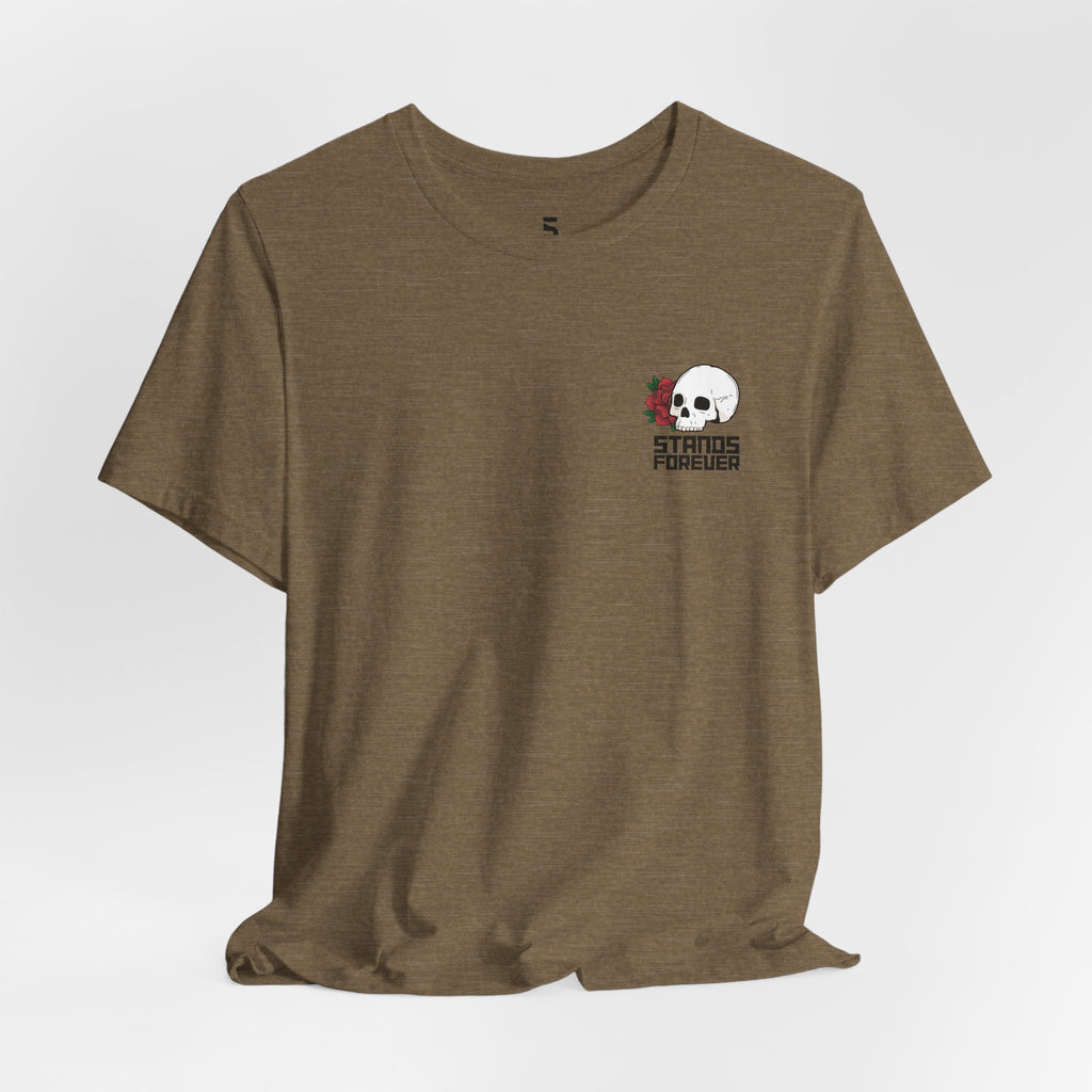 Rose Skull — Isaiah 40:8 Tee