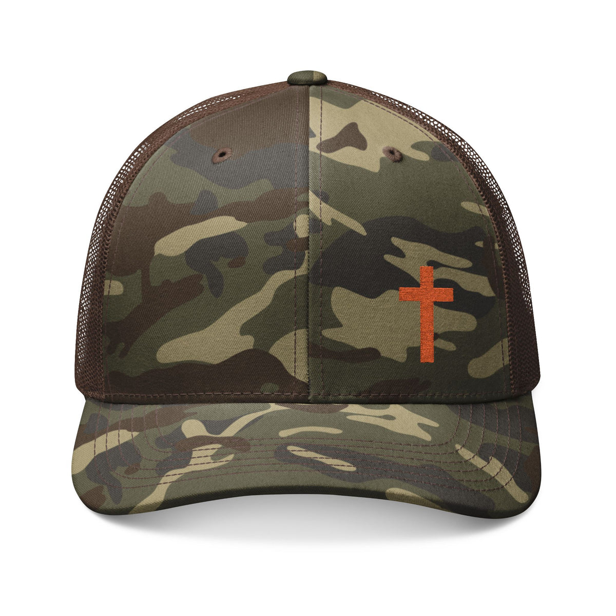 Camouflage Cross — Galatians 6:14 Cap