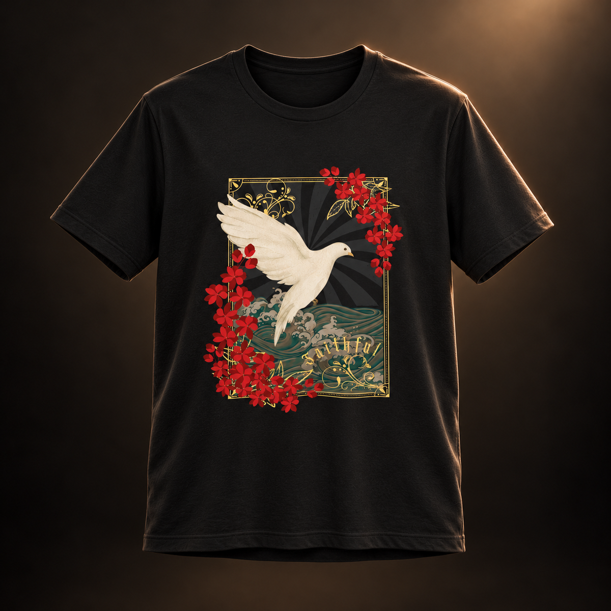Dove Faithful — Lamentations 3:22-23 Tee