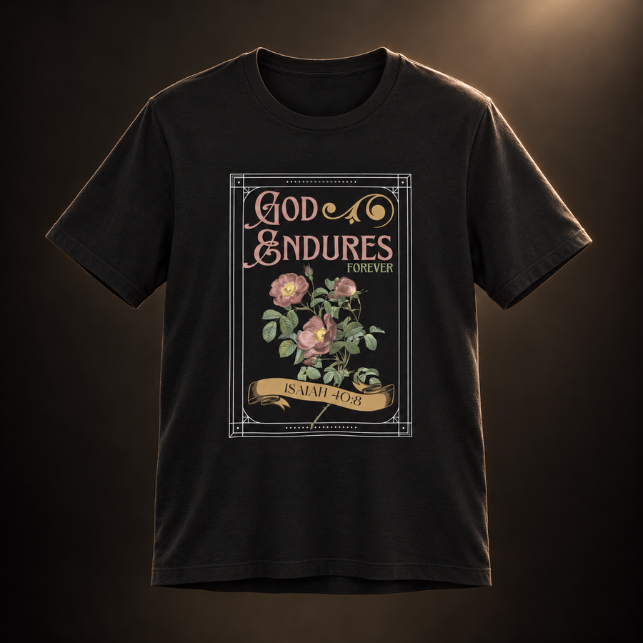 God Endures — Isaiah 40:8 Tee