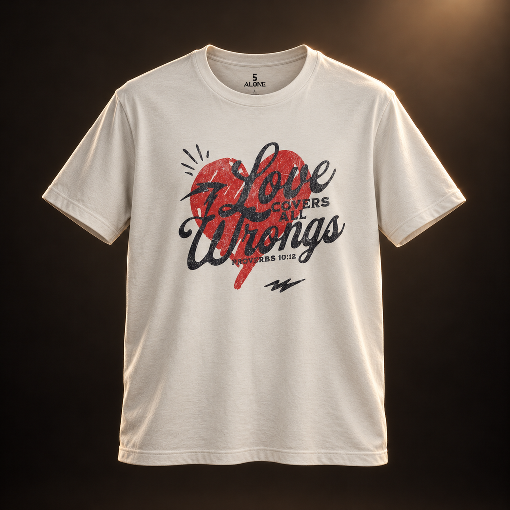 Love Covers All Wrongs — Proverbs 10:12 Tee