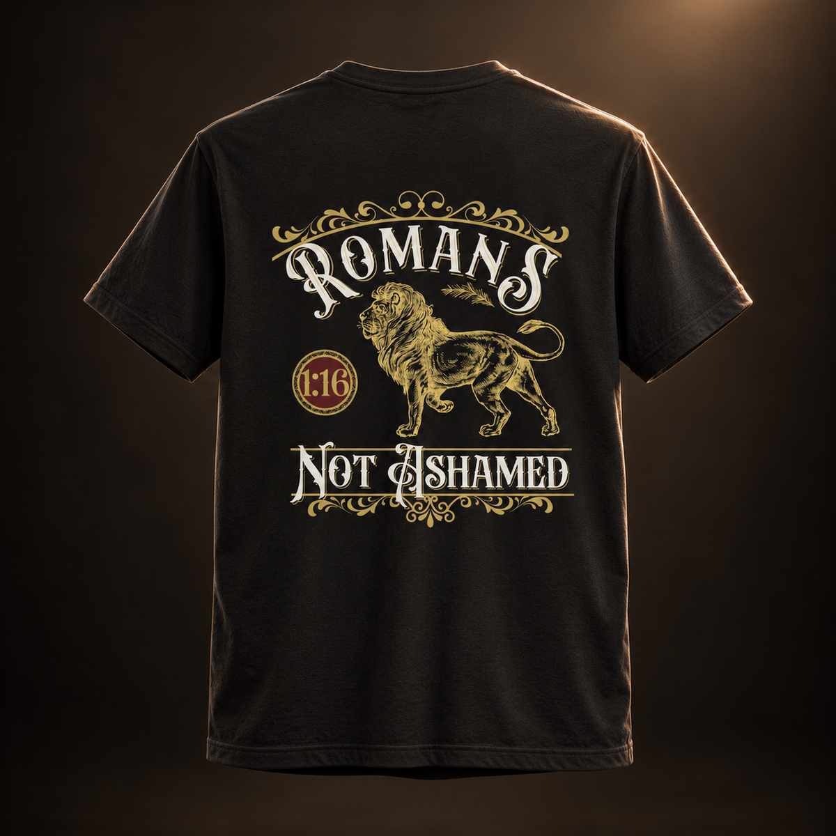 Romans Lion — Romans 1:16 Tee